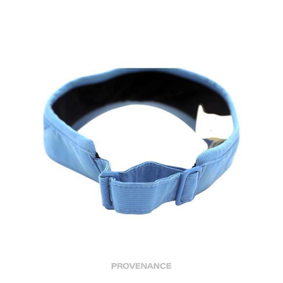 ? Burberry Golf Logo Embroidered Visor - Sky Blue